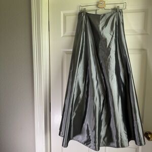 Jodi Kristopher Size 3/4 Vintage Metallic Grey Flare Skirt